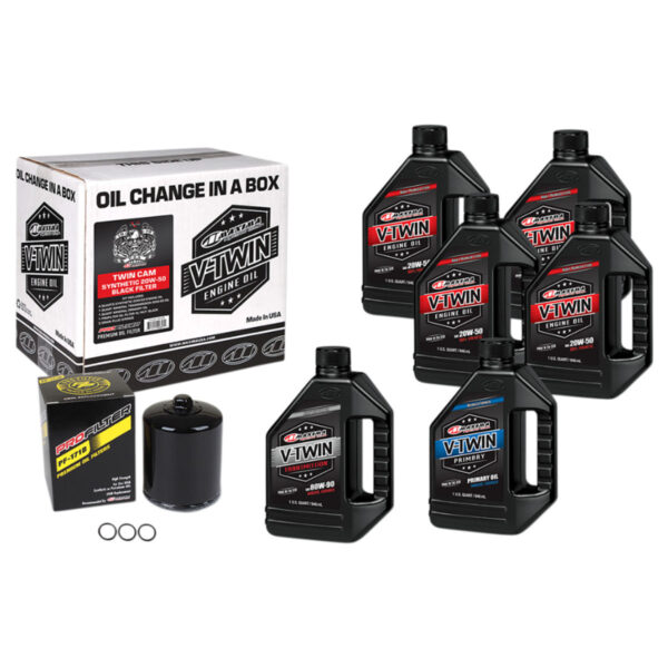 Maxima Racing Oil Complete 3-Hole Oil Change Kit For 1984-2024 Harley-Davidson Models - Image 3