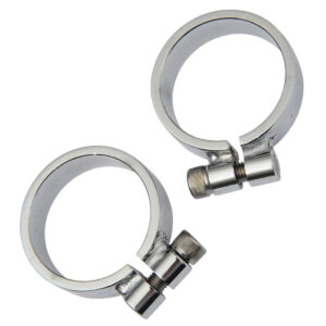 Chrome Exhaust Clamps 1957-1985 Ironhead Sportster