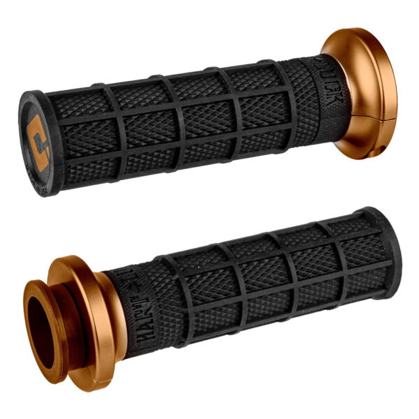 ODI Hart-Luck Waffle Lock-On Grips For Indian 2018+ Touring TBW Models - Twisted Choppers ODI Hart-Luck Waffle Lock-On Grips For Indian 2018+ Touring TBW Models - Image 3