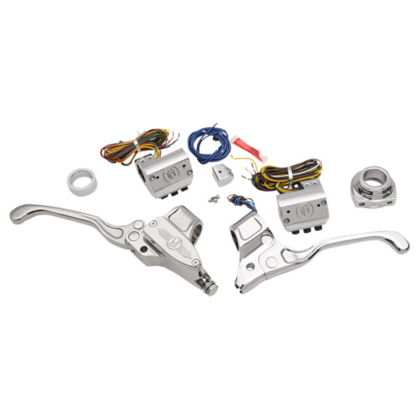 Performance Machine Contour Hand Control Kit for 1984-2013 Harley-Davidson Softail Dyna Sportster - Image 4