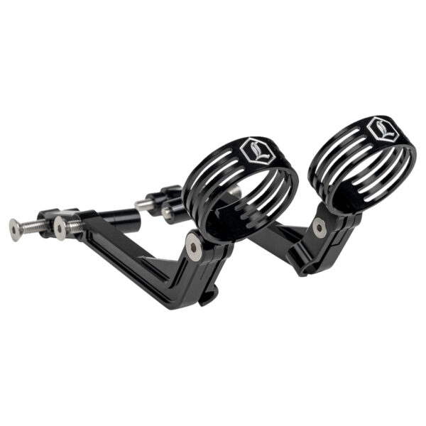 Legend Suspension REVO ARC Remote Reservoir External Mount for FL Touring - Twisted Choppers Legend Suspension REVO ARC Remote Reservoir External Mount for FL Touring