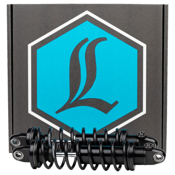 Legend Suspension REVO-A Adjustable Coil Shocks for 1991-2017 Dyna - Twisted Choppers Legend Suspension REVO-A Adjustable Coil Shocks for 1991-2017 Dyna