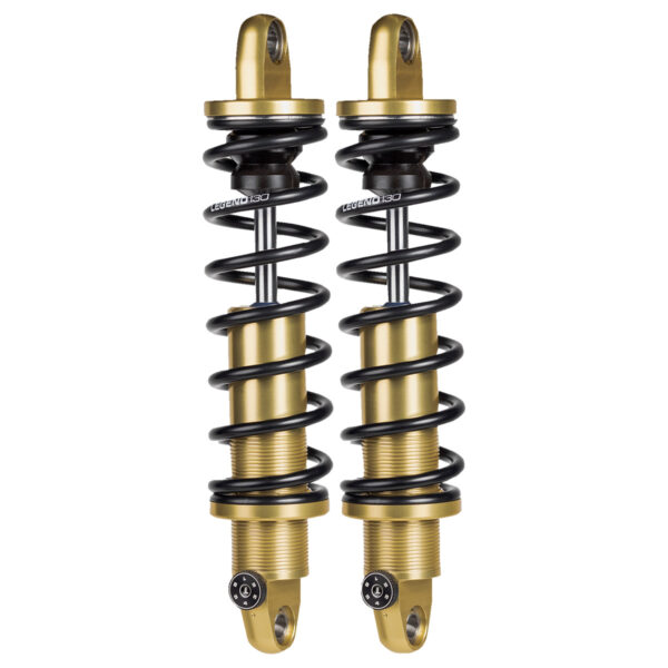 Legend Suspension REVO-A Adjustable Coil Shocks for 2004-2022 Sportster XL - Twisted Choppers Legend Suspension REVO-A Adjustable Coil Shocks for 2004-2022 Sportster XL - Image 2