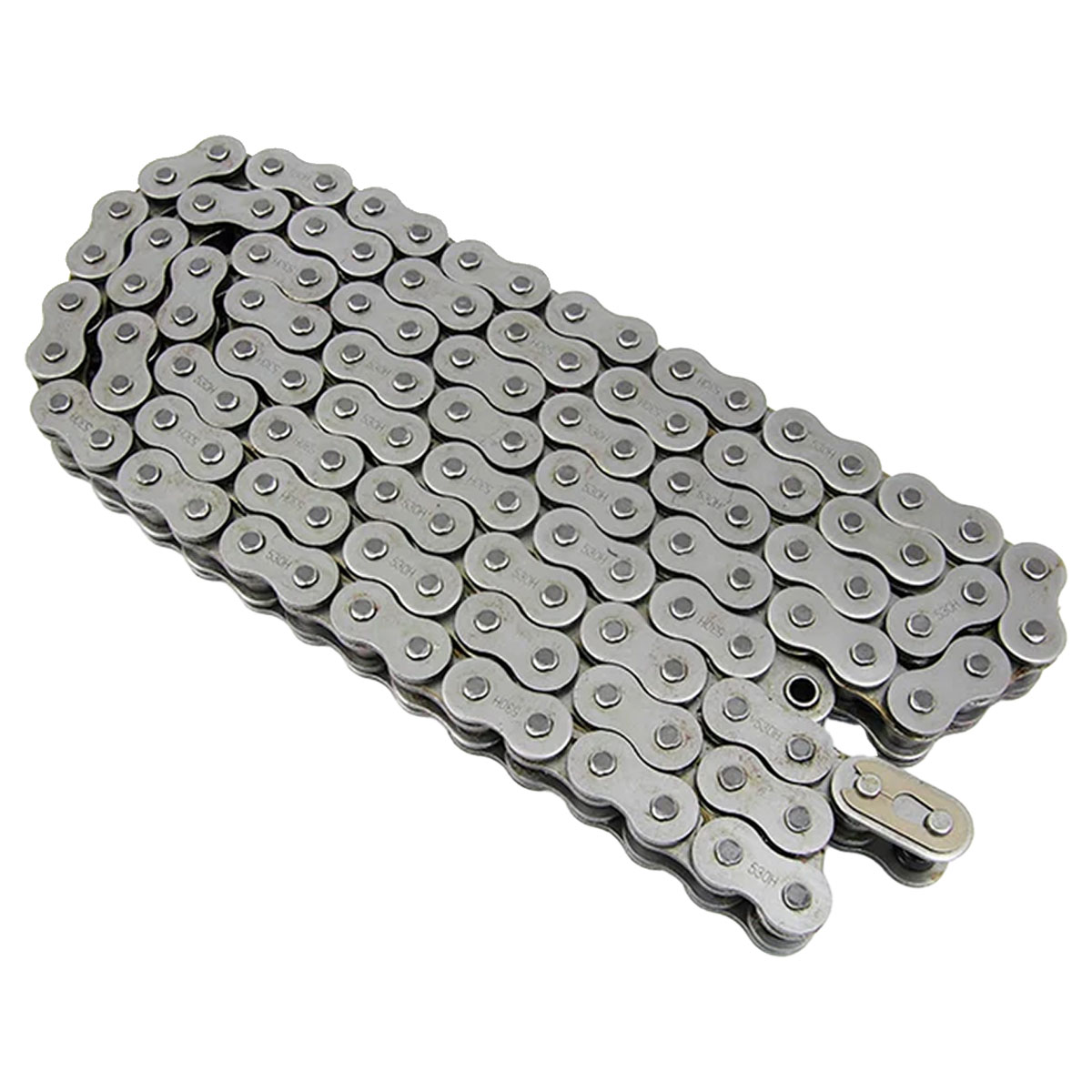 thumbnail image 2 of 530 X 120 Chain Chrome Color No O-Ring - Fits Harley-Davidson Sportster Dyna 2 of 5