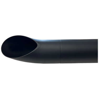 Sideshot 2 Into 1 Exhaust Header Collector with Baffle - Image 7