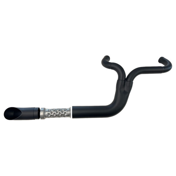 Sideshot 2 into 1 Exhaust Header for 1986 to 2022 Sportster - Image 4