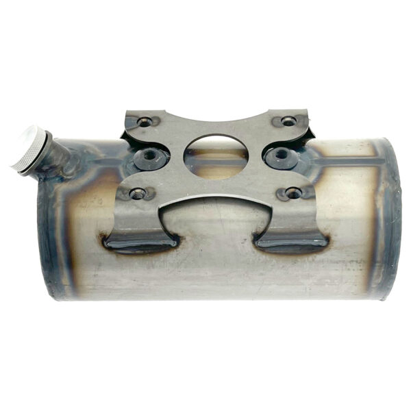 Barrel Style Round Motorcycle Oil Tank - Image 3