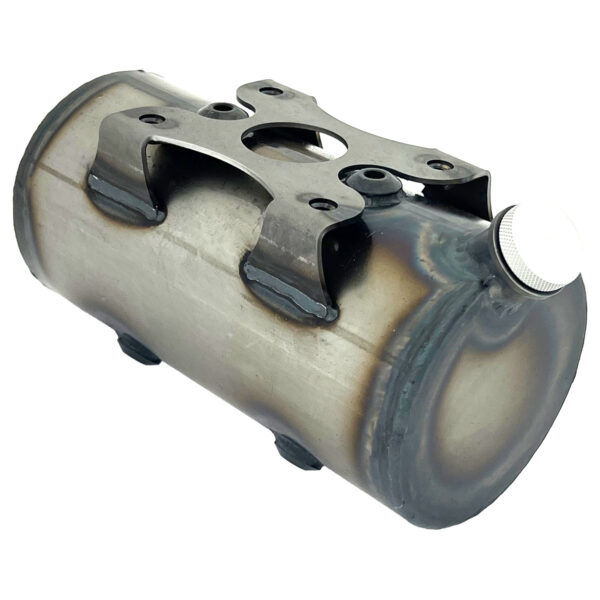 Barrel Style Round Motorcycle Oil Tank - Image 6
