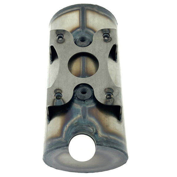 Barrel Style Round Motorcycle Oil Tank - Image 5