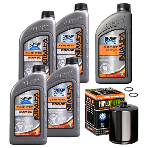 Bel-Ray Synthetic 3-Hole Complete Oil Change Kit for 1984-Up Harley Davidson Big Twin and Sportster - Image 3