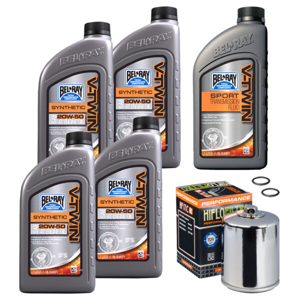Bel-Ray Synthetic 3-Hole Complete Oil Change Kit for 1984-Up Harley Davidson Big Twin and Sportster - Image 4