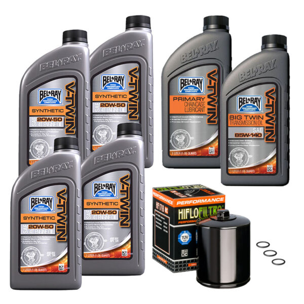Bel-Ray Synthetic 3-Hole Complete Oil Change Kit for 1984-Up Harley Davidson Big Twin and Sportster - Image 5