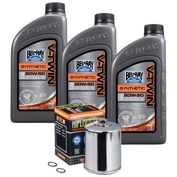 Bel-Ray Synthetic Engine Oil Change Kit Fits Harley-Davidson Big Twin and Sportster 1984-Up - Twisted Choppers Bel-Ray Synthetic Engine Oil Change Kit Fits Harley-Davidson Big Twin and Sportster 1984-Up - Image 5