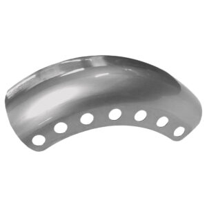 Machine Gun Shotgun Rear Custom Motorcycle Fender – Short 90 Degree for Choppers & Bobbers
