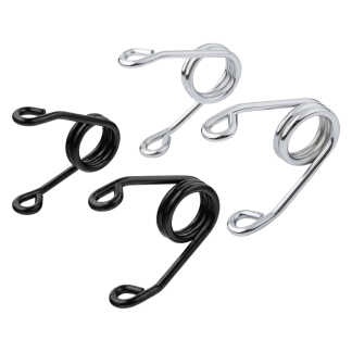 Motorcycle Solo Seat Springs Scissor Hairpin Style Left & Right - 3 Inch, Black | Twisted Choppers