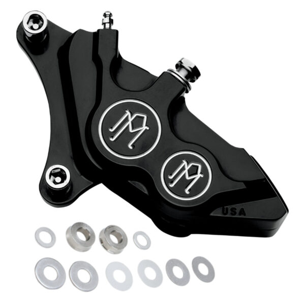 Performance Machine 4-Piston Differential-Bore Front Caliper - 2000-2017 Harley-Davidson - Image 5