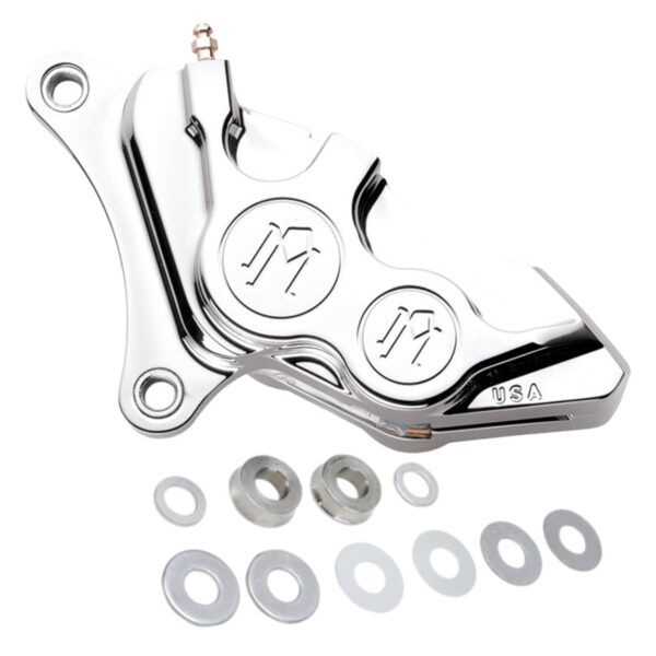 Performance Machine 4-Piston Differential-Bore Front Caliper - 2000-2017 Harley-Davidson - Image 7