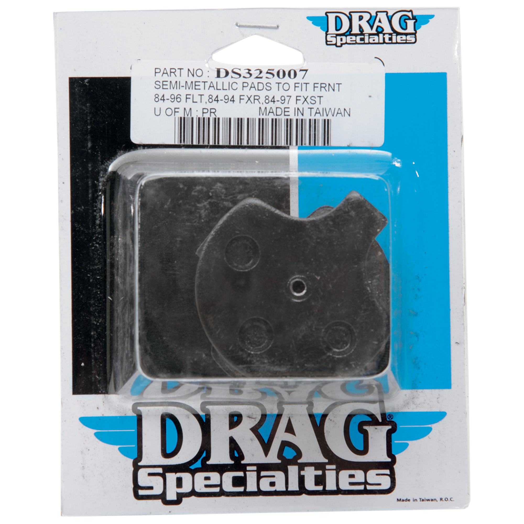 Drag Specialties Organic Brake Pads 160912SCP-BC114 for Harley-Davidson - Twisted Choppers Drag Specialties Organic Brake Pads 160912SCP-BC114 for Harley-Davidson