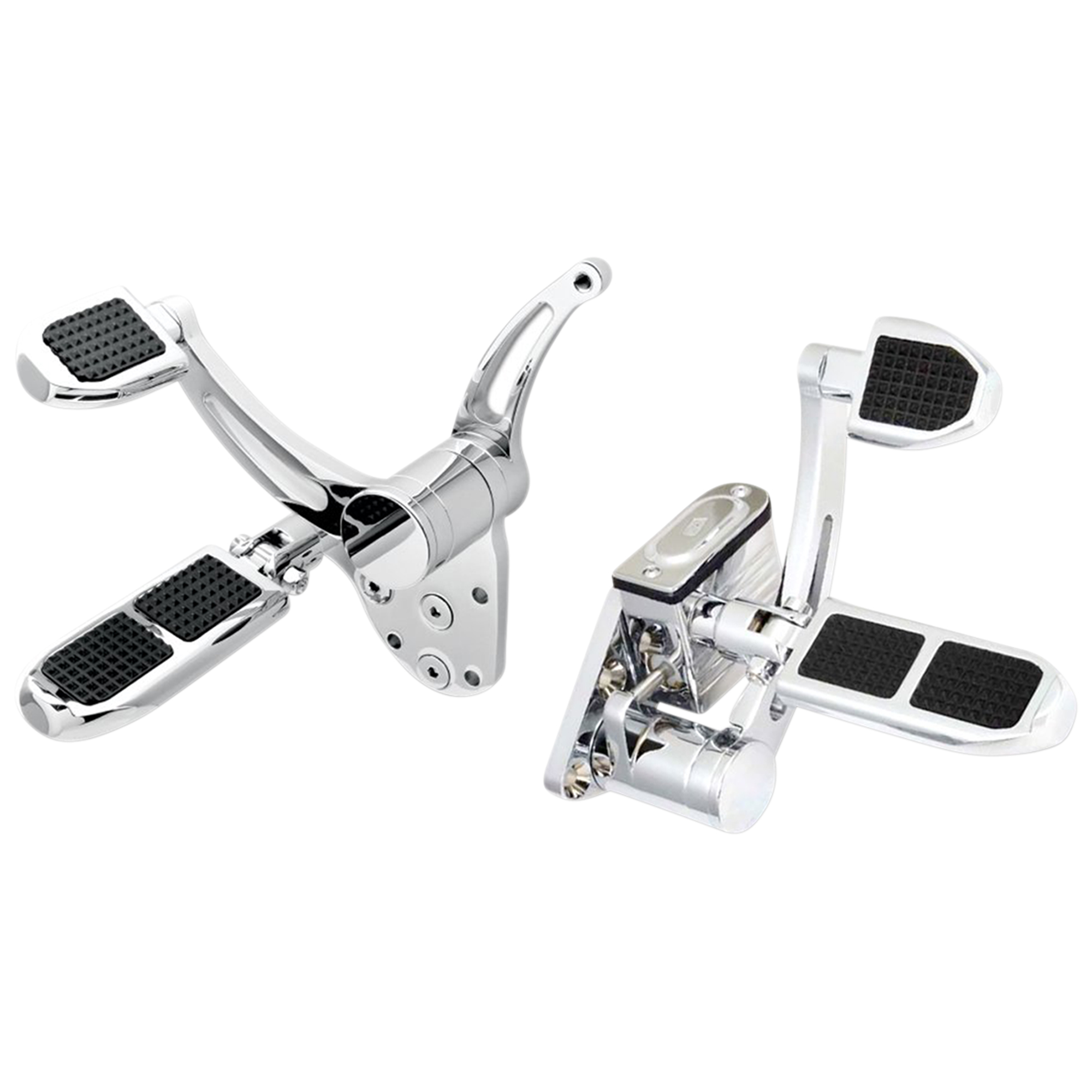 GMA Forward Controls Flat Pegs for 1984-1999 Harley-Davidson Softail - Twisted Choppers GMA Forward Controls Flat Pegs for 1984-1999 Harley-Davidson Softail - Image 2