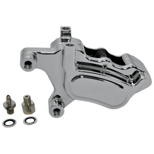 GMA 4 Piston Millenium Front Brake Calipers 11.5 Inch for 1984-2007 Harley-Davidson - Twisted Choppers GMA 4 Piston Millenium Front Brake Calipers 11.5 Inch for 1984-2007 Harley-Davidson - Image 5