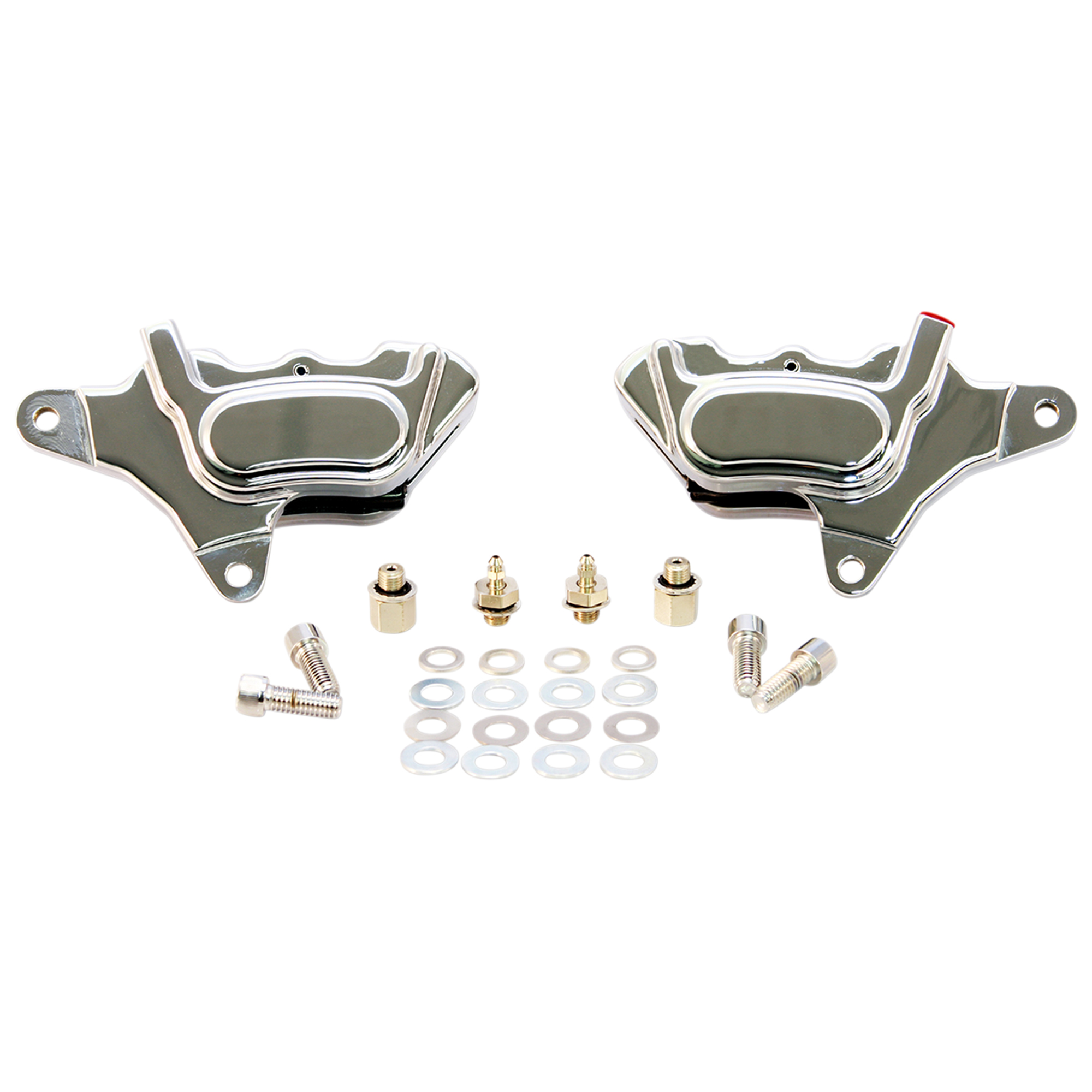 GMA 4 Piston Millenium Front Brake Calipers 11.5 Inch for 1984-2007 Harley-Davidson - Twisted Choppers GMA 4 Piston Millenium Front Brake Calipers 11.5 Inch for 1984-2007 Harley-Davidson - Image 2