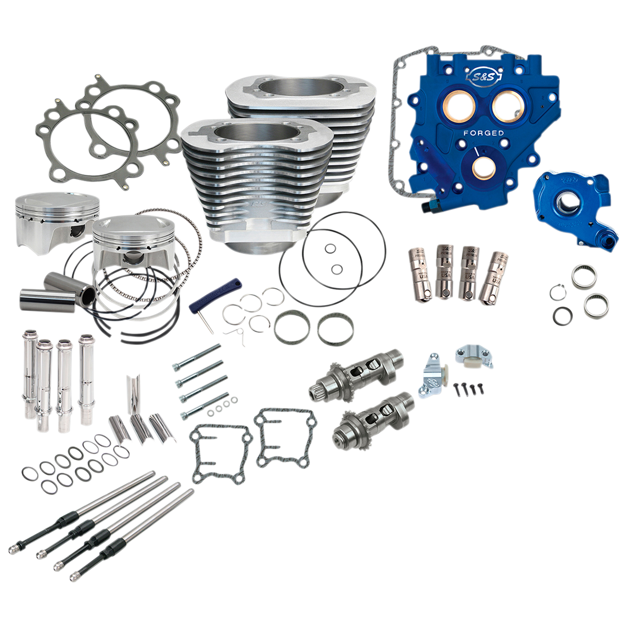S&S Cycle 100ci Power Package for 1999-2006 Harley-Davidson Twin Cam 88 - Twisted Choppers S&S Cycle 100ci Power Package for 1999-2006 Harley-Davidson Twin Cam 88