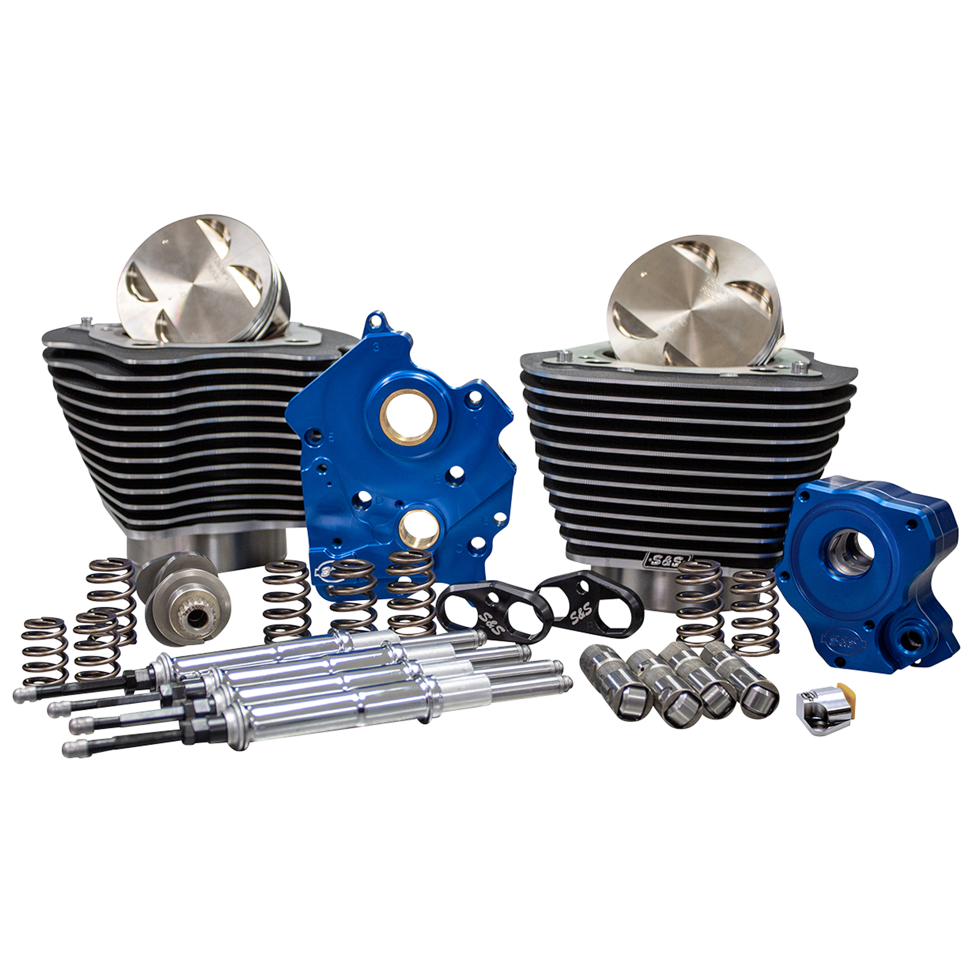 S&S Cycle 124ci Power Package for 2017-Up Harley-Davidson Twin-Cooled Milwaukee-Eight - Twisted Choppers S&S Cycle 124ci Power Package for 2017-Up Harley-Davidson Twin-Cooled Milwaukee-Eight