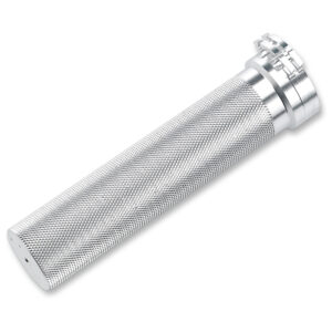 Biltwell Whiskey Throttle Tube Sleeve Dual Cable Chrome For 1982-2021 Harley-Davidson Models