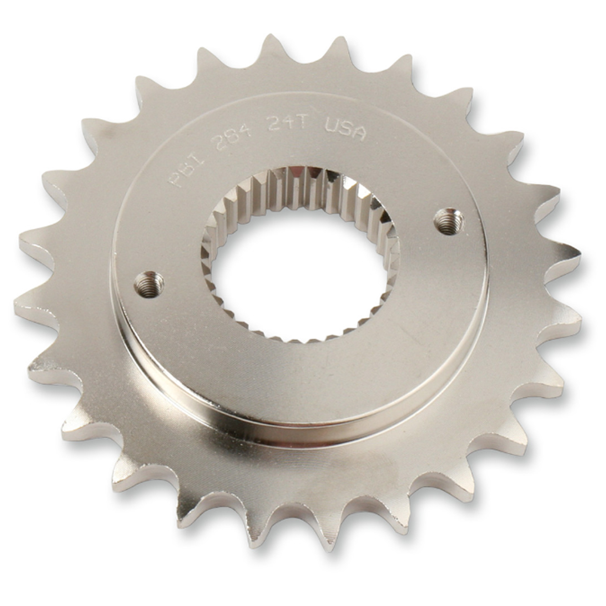 PBI Sprockets .000 Inch Offset 33 Spline 530 Transmission Sprocket for Harley Big Twin Sportster - Twisted Choppers PBI Sprockets .000 Inch Offset 33 Spline 530 Transmission Sprocket for Harley Big Twin Sportster