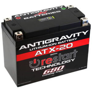 Antigravity Batteries RE-START Lithium Battery Motorcycle Powersports With Built-In Jump Start