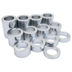 Mid-USA 3/4 Inch Axle Spacer Kit 13 Piece Chrome