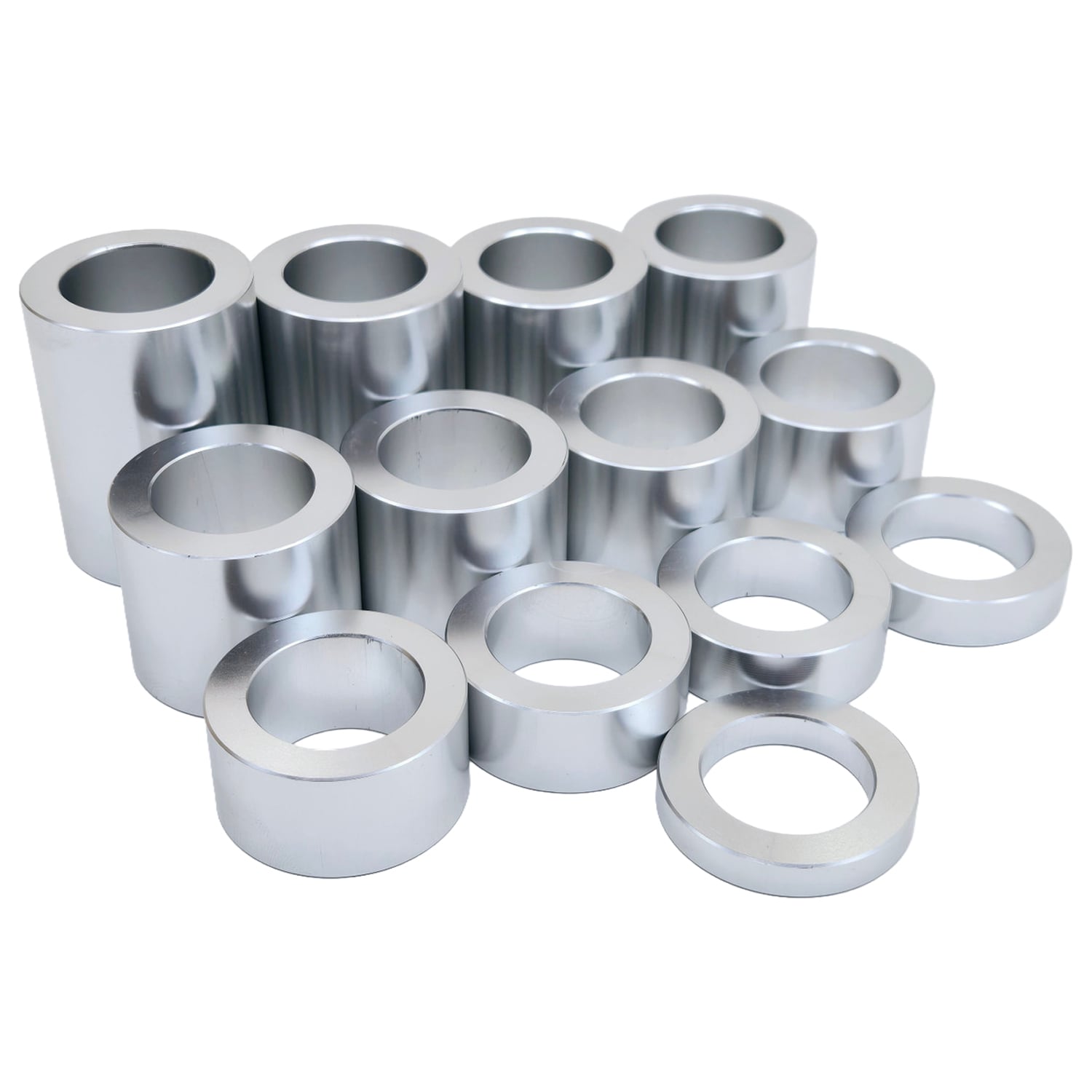 Mid-USA 3/4 Inch Axle Spacer Kit 13 Piece Chrome - Twisted Choppers Mid-USA 3/4 Inch Axle Spacer Kit 13 Piece Chrome