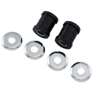 Drag Specialties Rubber Handlebar Riser Bushing Kit for 1973-2017 Harley-Davidson