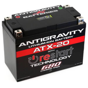 Antigravity Batteries RE-START Lithium Battery Motorcycle Powersports With Built-In Jump Start