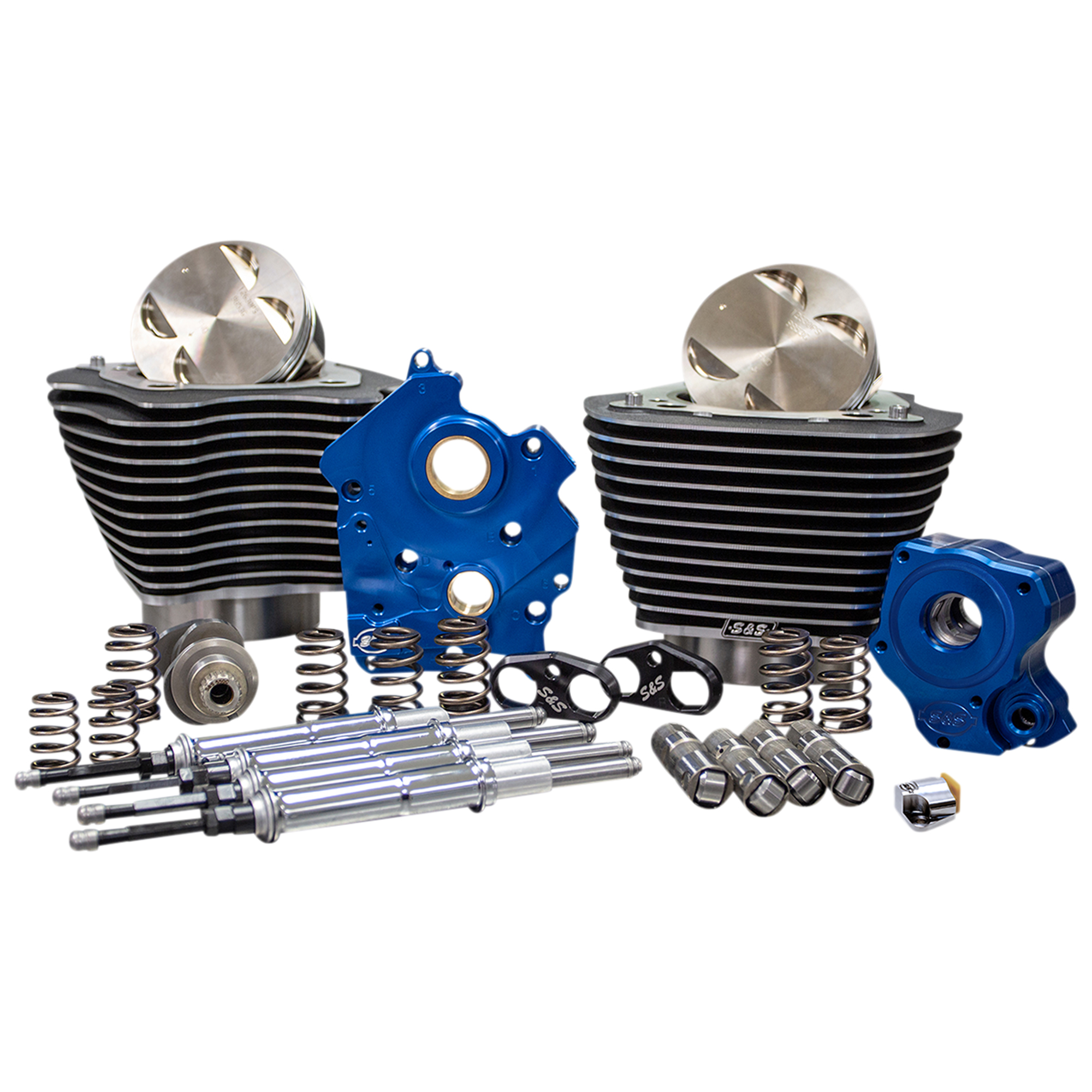 S&S Cycle 124ci Power Package for 2017-Up Harley-Davidson Oil Cooled Milwaukee-Eight - Twisted Choppers S&S Cycle 124ci Power Package for 2017-Up Harley-Davidson Oil Cooled Milwaukee-Eight