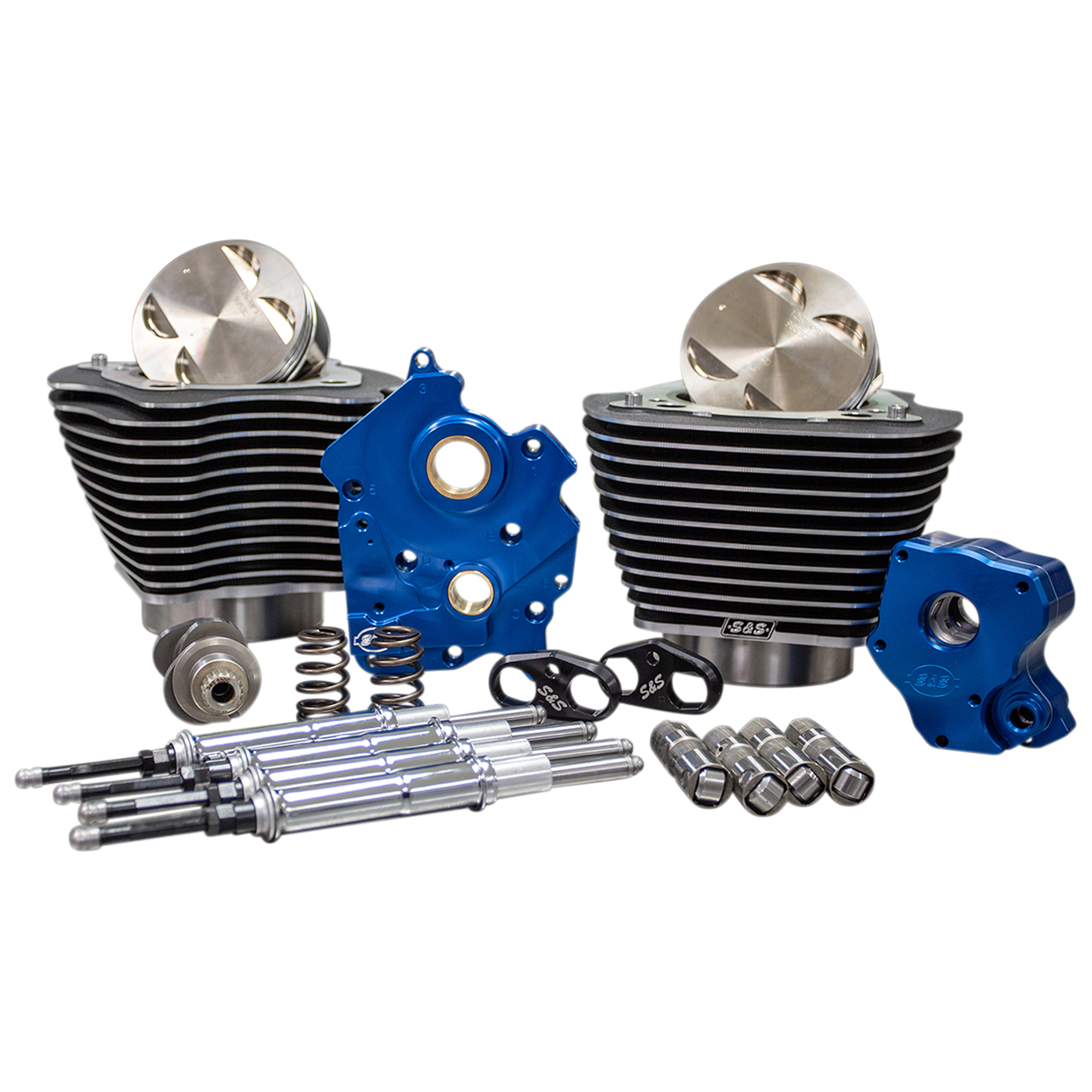 S&S Cycle 128ci Power Package for 2017-Up Harley-Davidson Oil Cooled Milwaukee-Eight - Twisted Choppers S&S Cycle 128ci Power Package for 2017-Up Harley-Davidson Oil Cooled Milwaukee-Eight