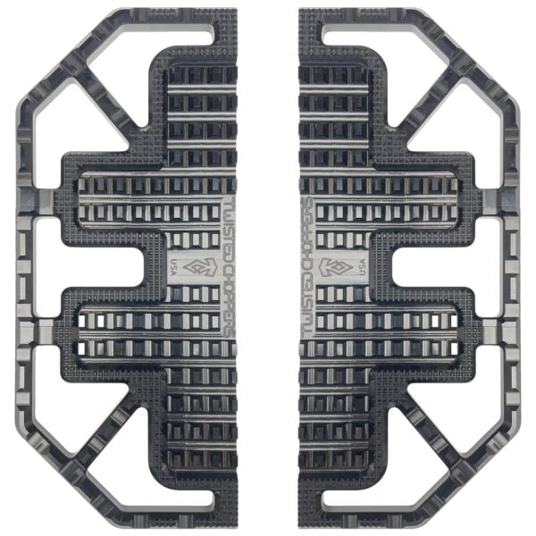 Twisted Choppers SureGrip Driver Floorboards Fits Indian Touring and Chief 2014-2026 - Image 4