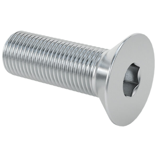 1/2-20 Hex Drive Flat Head Motorcycle Axle Replacement Screw - Image 3