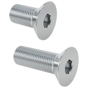 1/2-20 Hex Drive Flat Head Motorcycle Axle Replacement Screw