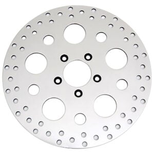 Mid-USA Drilled 11-1/2 Inch Brake Rotor Fits Harley-Davidson 1984-2017