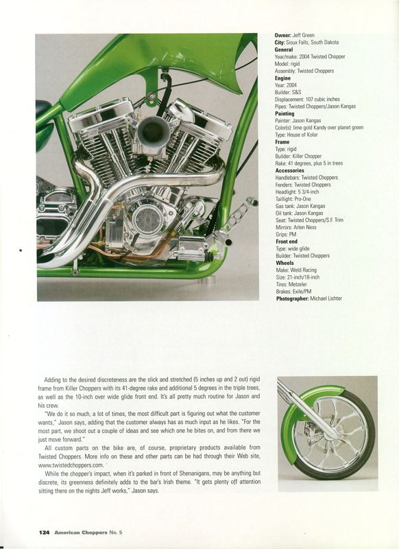 American Choppers: Green Machine, page 5