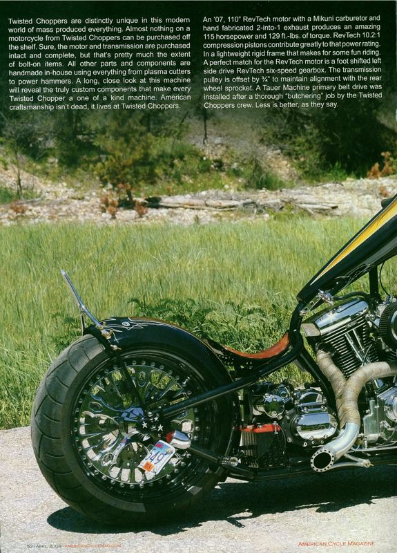 American Cycle: Modern Retro Chopper, page 3