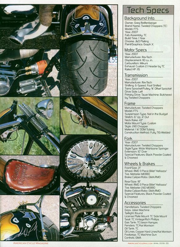 American Cycle: Modern Retro Chopper, page 6