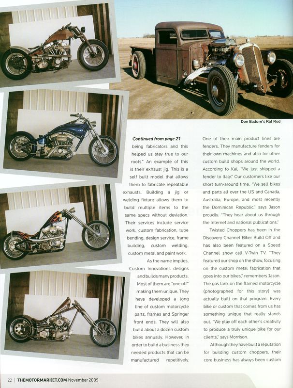 Motor Market: Twisted Choppers, page 3